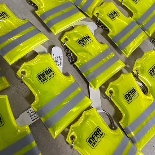 Sleutelhanger veiligheidsvest