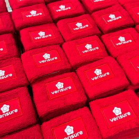 Rood zweetbandje
