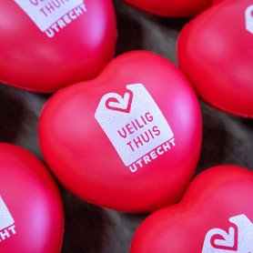 Rood anti-stress hart