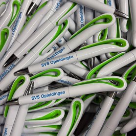 Groen/witte balpen