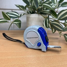 Blauw/grijze rolmaat