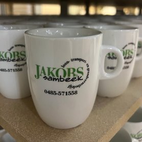 Porseleinen koffiebeker