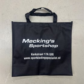 Zwarte boodschappentas