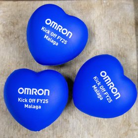 Blauw anti-stress hart